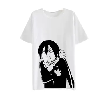 Высококачественная мужская футболка с аниме Noragami YATO Tee, футболка Nora Hiyori, дышащая свободная футболка Noragami YATO Yukine, футболки, футболки