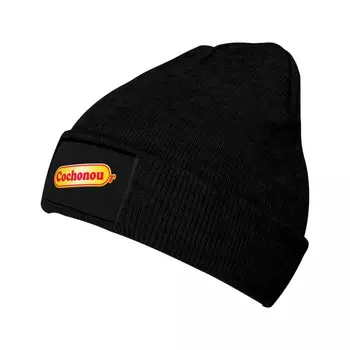Вязаная шапка Cochonou, осенне-зимние шапки, теплая кепка в стиле хип-хоп для мужчин и женщин