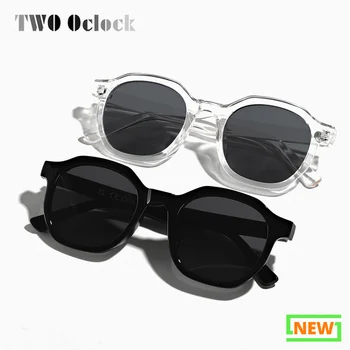 Двухцветные Ретро Дизайнерские Женские Солнцезащитные очки с шестигранной головкой, Женские Мужские солнцезащитные очки с защитой от ультрафиолета, солнцезащитные очки для дам, Черные солнцезащитные очки для улицы