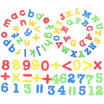 Декор с магнитными буквенно-цифровыми цифрами для класса, наклейки на холодильник своими руками, магниты с алфавитом для детей
