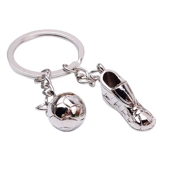 Держатель для ключей в форме футбольной обуви 8шт, подарок для вечеринки, брелок для ключей, модный металлический подвесной брелок для ключей от автомобиля, декор сумки для ключей от автомобиля