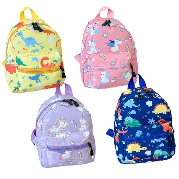 Детские рюкзаки с динозавром и единорогом из мультфильма для подростков, милый школьный рюкзак для детского сада, водонепроницаемая сумка для книг, сумка для мальчиков и девочек, сумка для животных