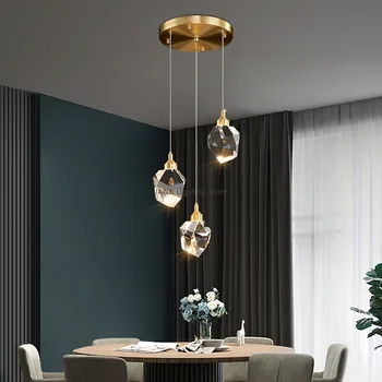 Дизайнерская акриловая потолочная люстра IRALAN, светодиодные подвесные светильники для столовой, светильники для декора кухни, лампа