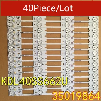 Для 40 шт./лот оригинальная новая светодиодная панель подсветки, работающая для KDL40SS662U 35019864 4 светодиода (6 В) 327 мм Бесплатная доставка