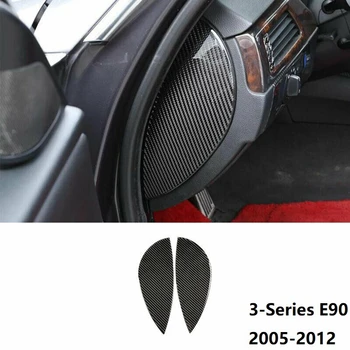 Для -BMW 3-Series E90 2005-2012 Отделка приборной панели с обеих сторон из настоящего углеродного волокна