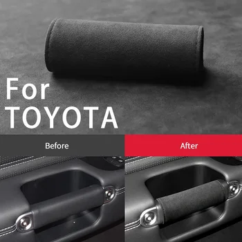 Для Toyota GR GAZOO RACING RAV4 протектор дверной ручки аксессуары для интерьера автомобиля из оленьей кожи