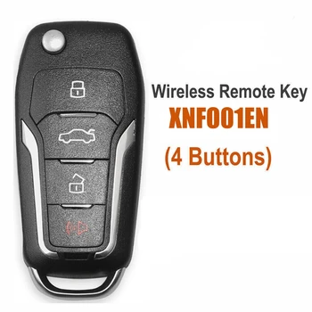 Для Xhorse XNFO01EN Универсальный беспроводной дистанционный брелок с 4 кнопками для Ford Type для VVDI Ключ Инструмент Аксессуар Часть