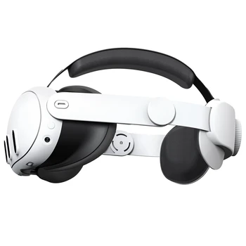 Для головного ремня Meta Quest 3 VR Удобный головной убор из губки, Регулируемое оголовье, Аксессуары для виртуальной реальности