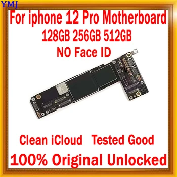 Для материнской платы iPhone 12 Pro Нет учетной записи ID, поддержка сети Lte 4G 5G Обновление оригинальной разблокировки материнской платы, очистка логической платы iCloud