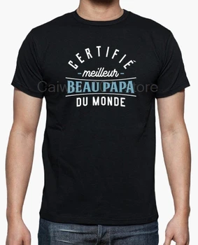 для мужской рубашки MEILLEUR BEAU PAPA CADEAU Модный топ с креативным графическим рисунком