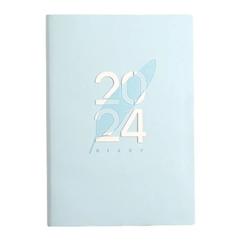 Дневник 2024 года, дневник A5, ежедневник A5, блокнот для рождественского подарка, Подарок на день рождения, дневники на 2024 год, синий прочный