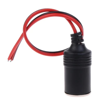 Долговечность Кабель для розетки автомобильного прикуривателя Красный кабель Положительный, черный кабель отрицательный Провод адаптера питания Прямая поставка