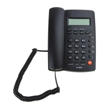 Домашний стационарный телефон Настольный телефон с функцией идентификации вызывающего абонента, шумоподавление звука телефона TC-9200