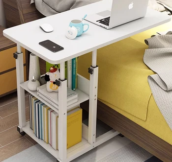 Домашний стол для ноутбука, кровать в общежитии, письменный стол, ленивый маленький столик для студентов колледжа