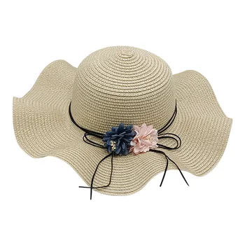 Дышащая Соломенная шляпа от солнца с широкими полями и складывающейся окантовкой - Стильная солнцезащитная кепка для женщин и девушек - Идеально подходит для пляжа