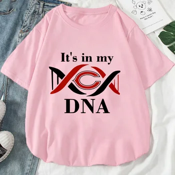 Женская футболка It's in my DNA С принтом Модной одежды 90-х, Новая Летняя Футболка для женщин, Топ, Графическая Футболка с коротким рукавом