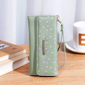 Женский кошелек большой емкости, новая модная и минималистичная сумка для карт, встроенная ручная сумка, женская маленькая сумка-кошелек