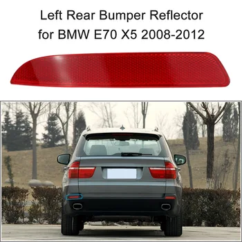 Замена красной линзы отражателя заднего левого бампера для BMW E70 X5 2008-2012 OEM: 63217158949