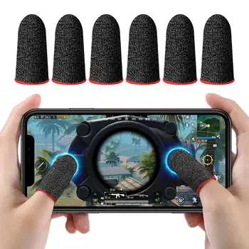 Игровые подставки для пальцев Игровые аксессуары для кончиков пальцев улучшают игровой опыт благодаря тонким насадкам для пальцев Высокой точности для мобильных устройств
