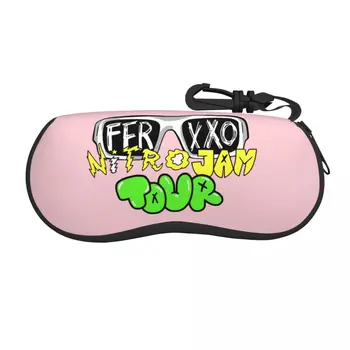 Изготовленный на заказ футляр для очков поп-певицы Feid Ferxxo Стильный футляр для очков в виде ракушки Коробка для солнцезащитных очков