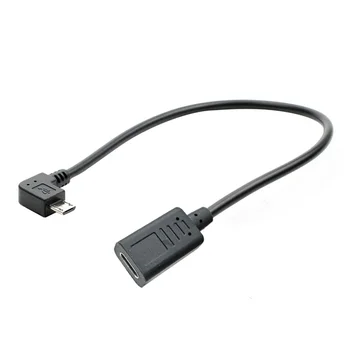 Кабельный адаптер USB-разъем C-типа с штекером Micro USB, отправить напрямую 30 см