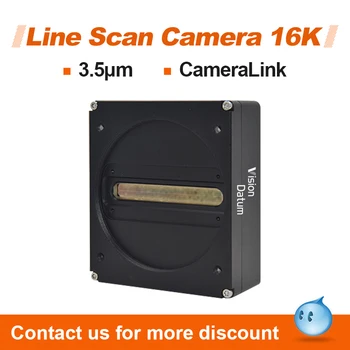 Камера машинного зрения Vision Datum 16K Cameralink с глобальным затвором 30 кГц с монофоническим креплением M72 для определения температуры в режиме реального времени