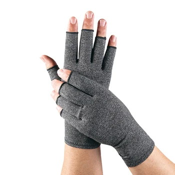 Компрессионные перчатки на половину пальца для езды на велосипеде, уход за суставами, Поддержка запястья, Хлопковый бандаж для рук, Спортивные перчатки, терапевтический браслет