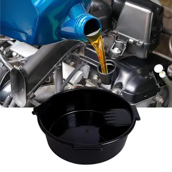 Контейнер для слива масла Гаражный инструмент Портативный универсальный поддон для замены масла Поддон для каплеуловителя моторного масла для автомобилей мотоциклетной мастерской