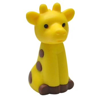 Ластик с жирафом Такой милый Школьный ластик для обучения животных Ластик с мультяшными животными MOQ 1 штука за лот