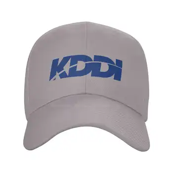 Модная качественная джинсовая кепка с логотипом KDDI Corporation, вязаная шапка, бейсболка