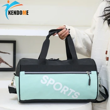 Модная спортивная сумка для фитнеса, мужская сумка большой емкости, легкий Водонепроницаемый Портативный трендовый повседневный рюкзак для женщин