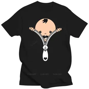 Мужская футболка с объявлением о беременности, которая становится матерью, хлопковая, плюс размер 3xl, трендовая, удобная одежда, мужская футболка