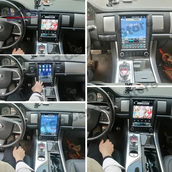 Мультимедийная магнитола Android 11 с диагональю экрана 256 ГБ для Jaguar XF 2004 2005 2006 2007 2008 2009 2010 2011 2012 2013-2015 Головное устройство