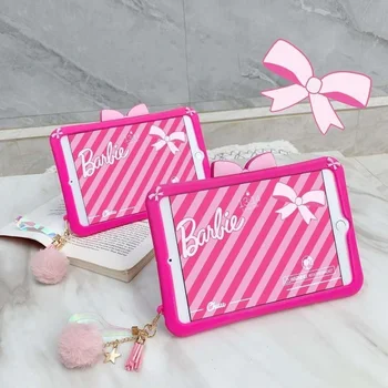 Мультяшная Розовая Принцесса Барби для iPad 5 6 Поколения Mini6 Pro 11 12,9 10,2 2022 10,9 Air 3 4 5-дюймовый Силиконовый Защитный Чехол