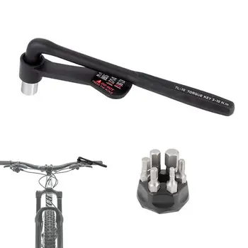 Набор динамометрических ключей для велосипеда Высокоточный Портативный комплект для обслуживания от 10 до 20 нм Набор инструментов для велосипеда Динамометрический ключ с хром-ванадием