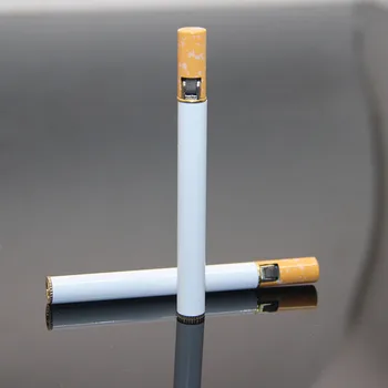 Необычная надувная зажигалка в форме сигареты, бутановые металлические зажигалки, аксессуары для сигарет, забавные гаджеты (можно оптом)