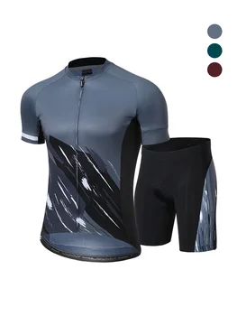 Новая велосипедная одежда с коротким рукавом, костюм для летнего велосипеда, Приспособление для езды на шоссейном велосипеде