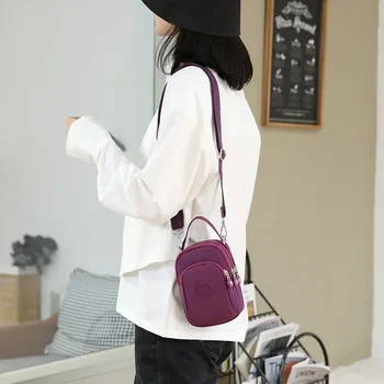 Новая модная женская мини-сумка через плечо для отдыха, многофункциональная сумка для мобильного телефона