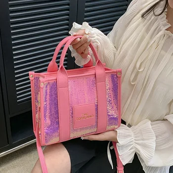 Новая модная ретро-сумка, дизайнерская шикарная женская сумка большой емкости 2023, универсальная сумка-мессенджер на одно плечо, сумка-тоут