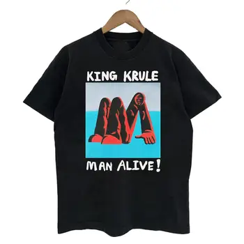 Новая популярная мужская рубашка King Krule Man Alive с коротким рукавом, рубашка всех размеров 1N4361 с длинными рукавами