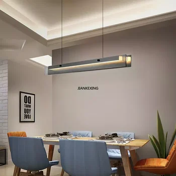 Новая светодиодная люстра в минималистичном стиле для гостиной, столовой, кухни, бара, офисных столов, домашнего декора, подвесного светильника