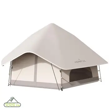 Новая Семейная Автоматическая Уличная палатка Лягушка 2023 года для кемпинга, Портативные складные Быстрооткрывающиеся утолщенные Круглые палатки для защиты от шторма, Большие уличные палатки
