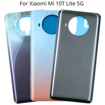 Новинка Для Xiaomi Mi 10T Lite 5G Задняя Крышка Аккумулятора 3D Стеклянная Панель Задней Двери Mi 10T lite Стеклянный Корпус С Заменой Клея