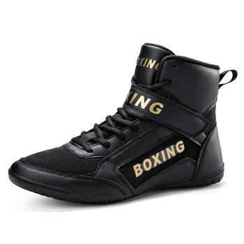Новые профессиональные боксерские туфли унисекс, Дышащая износостойкая нескользящая обувь для борьбы, боевые кроссовки, обувь для тренировок в тренажерном зале