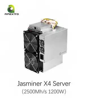 Новый Jasminer X4 2.5G ETC Miner 2500 M X4 SUNLUNE 1200 Вт ETHW Сервер с более низкими затратами на электроэнергию Домашний майнинг