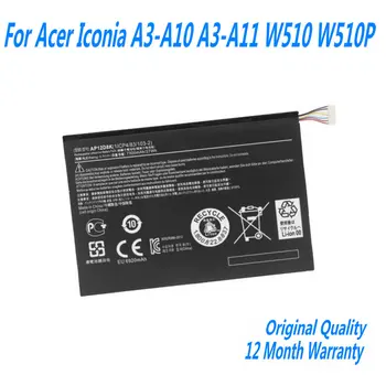 Новый аккумулятор AP12D8K 3,7 V 27Wh емкостью 27 Втч для планшетного ПК Acer Iconia A3-A10 A3-A11 W510 W510P