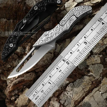 Новый мини-складной механический волшебный нож, Многофункциональный портативный нож для улицы, Цельнометаллический Инструмент самообороны из нержавеющей стали