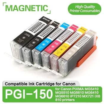 Новый Многоразовый Чернильный картридж PGI-150 CLI-151 для принтеров Canon PIXMA MG5410 MG5510 MG5610 MG6410 MG6610 IP7210 MX721 IX6810