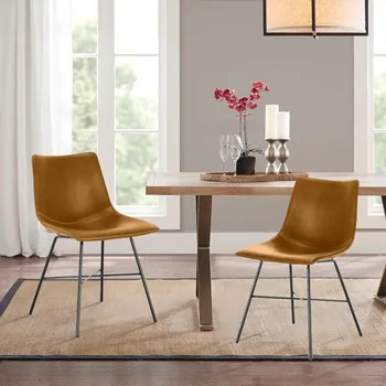 Обеденный стул Paxton, комплект из 2 коричневых