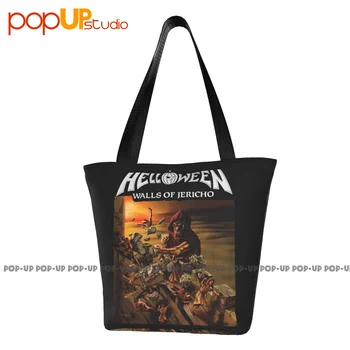 Обложка альбома Helloween Walls Of Jericho, сумки для металлической музыкальной группы, дорожная сумка для покупок, сумка для переноски